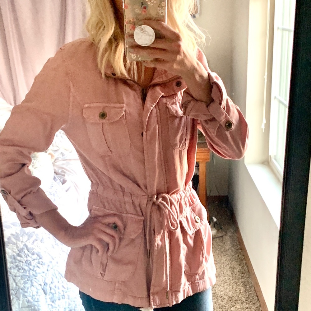 Pink Utility Jacket - Picture 2 of 6
